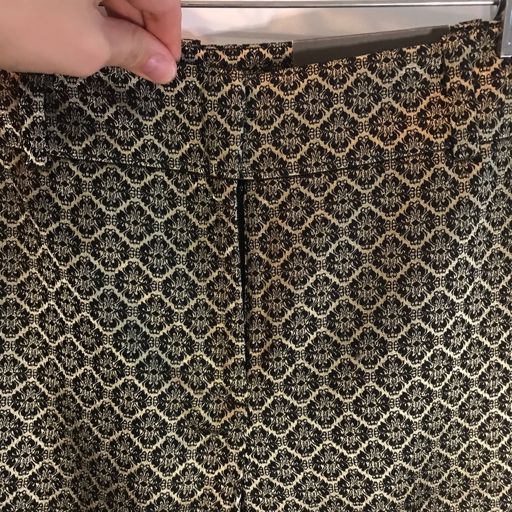 SHIPS ASAP🥂 Ann Taylor Gold Brocade Pants